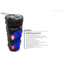 Rechargeable Double 12" Bluetooth Speaker XBARREL Image