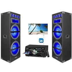 Double 15" Dual Speakers w/ DVD Reciever SYS10K Image