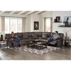 Monaco Charcoal 3pc Power Reclining Sectional 2181-89-88-1153 Image