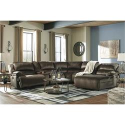 Clonmel Chocolate 5pc Power Reclining Sectional 36504-46(2)-58-62-77 Image